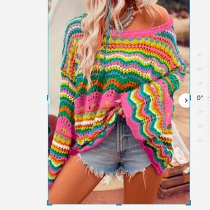 Colorful Striped Sweater